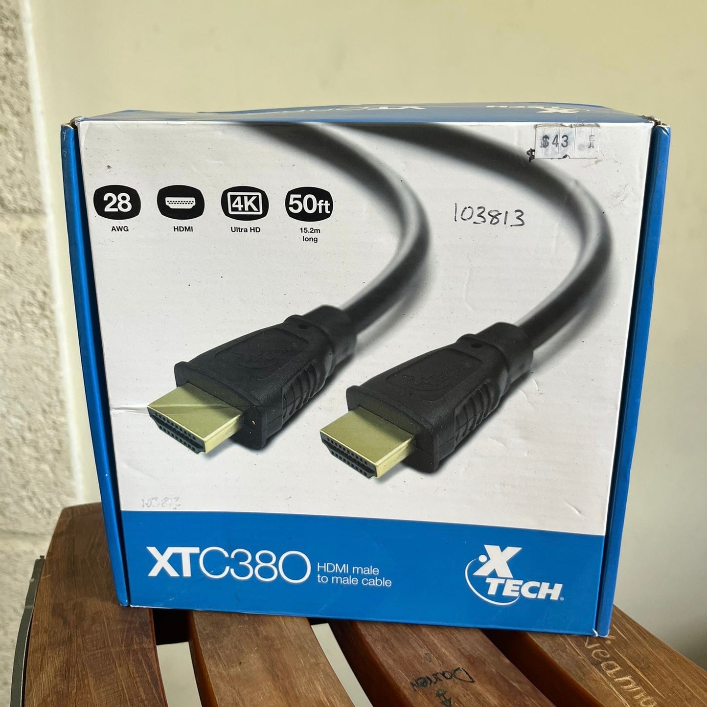 50FT XTech HDMI Male-Male Cable