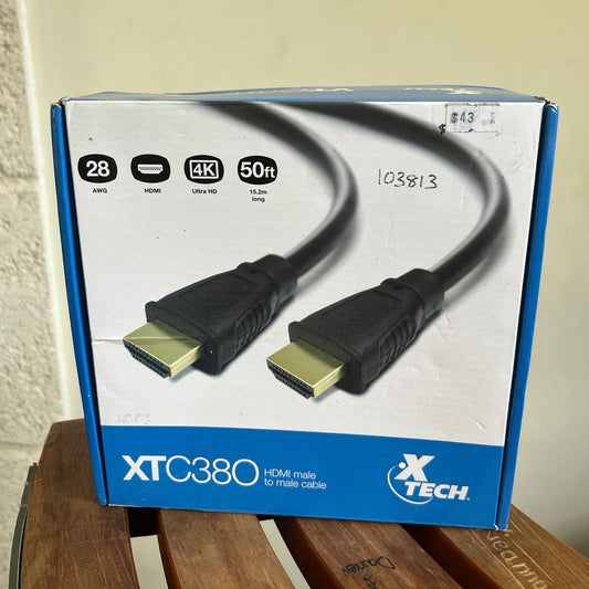 50FT XTech HDMI Male-Male Cable