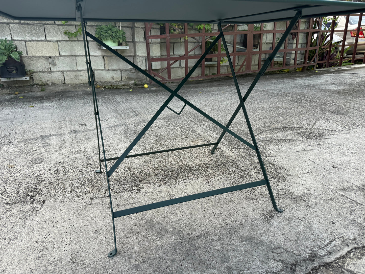 Fermob Bistro Rectangle Foldable Table 46" x 30" - Cedar Green