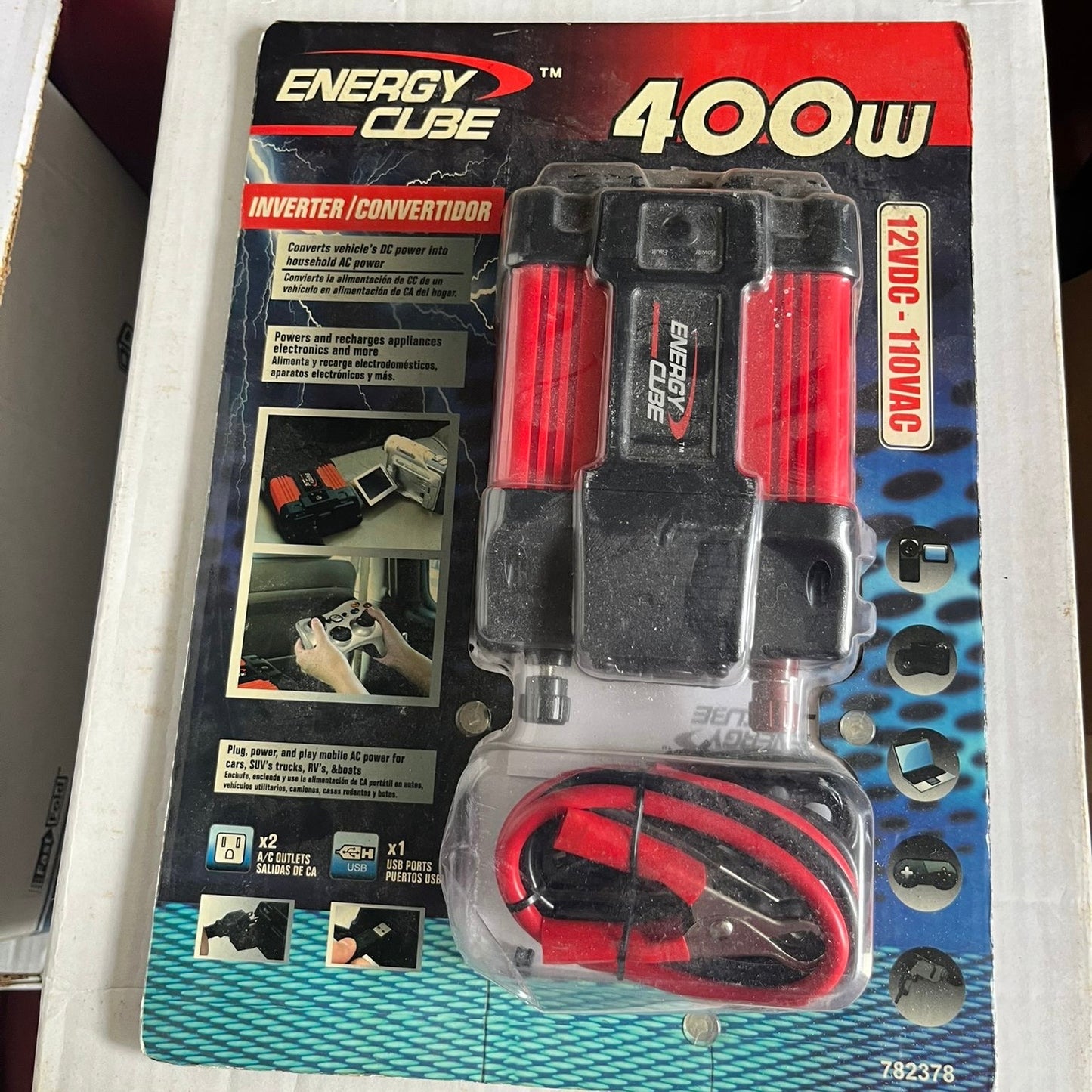 Energy Cube 400W Power Inverter ( Model 782378)