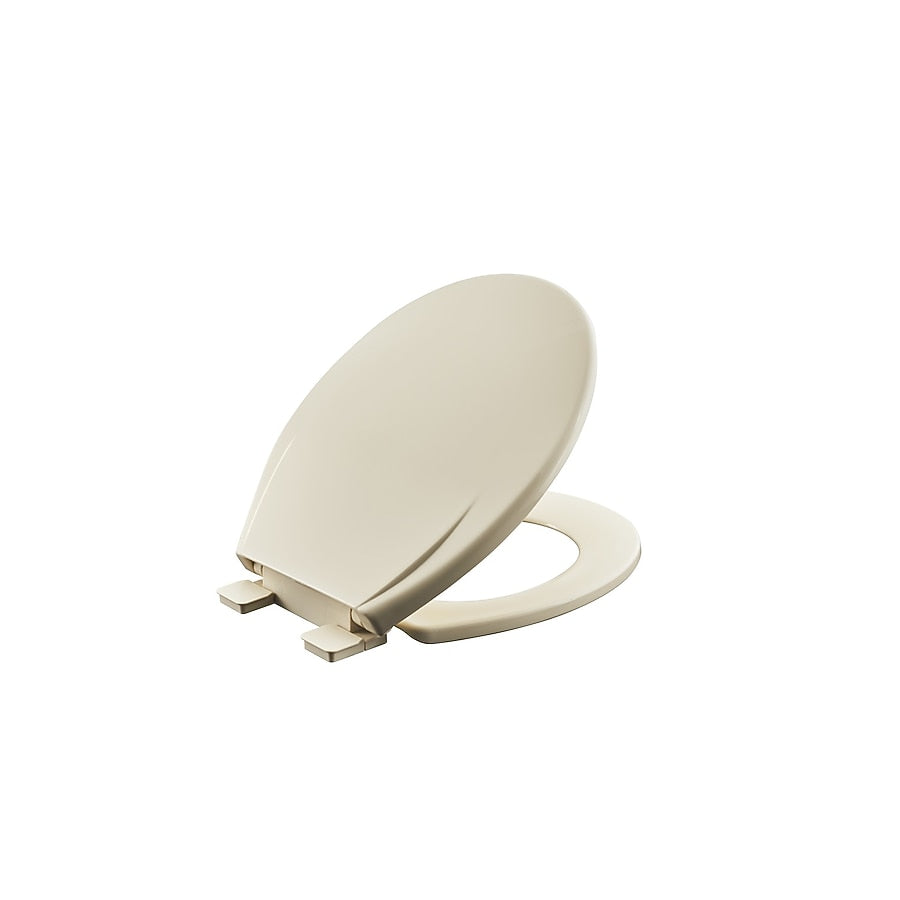 American Standard MightyTuff Plastic Bone Round Soft Close Toilet Seat