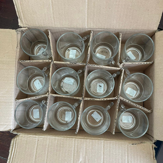 Box of 12 Aspen Clear Mugs