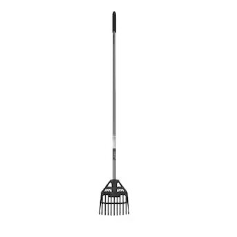 Project Source 8-in Plastic Shrub rake with Steel Handle