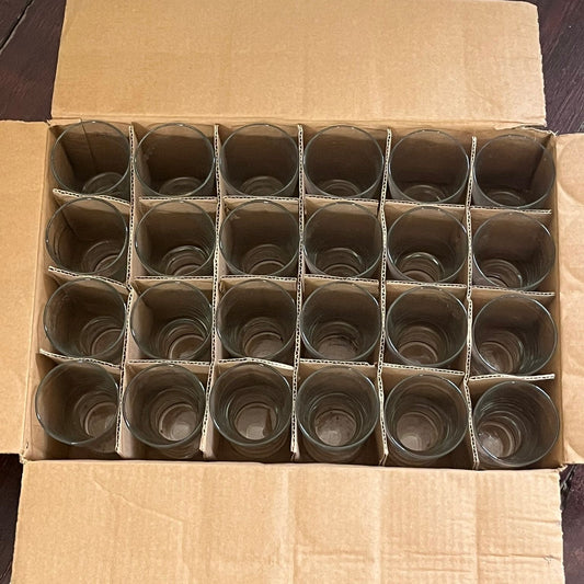 Box of Dimes Juice Glasses- 24 Pcs