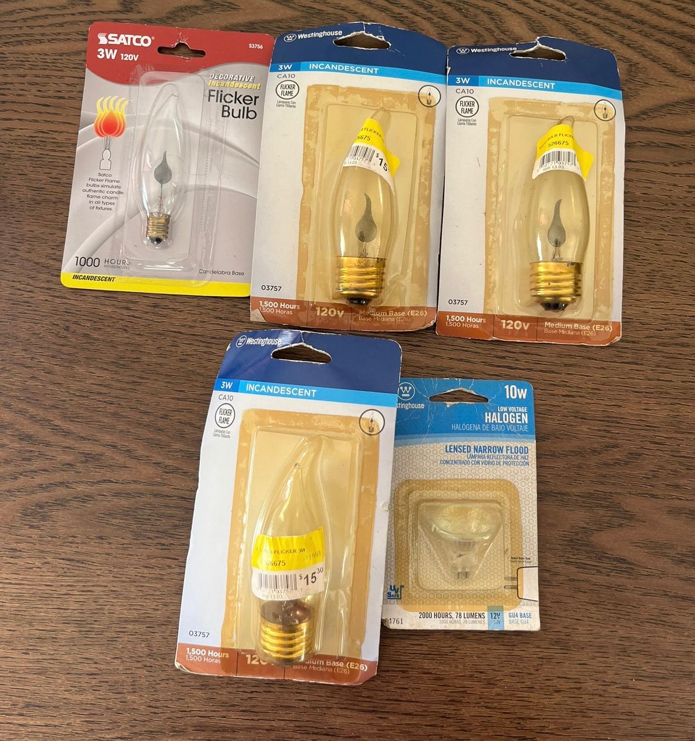 5 Bags of Miscellaneous Light Bulbs