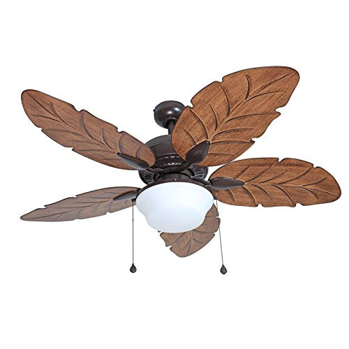 Harbor Breeze Waveport 52-in Aged Bronze with Brown Blades