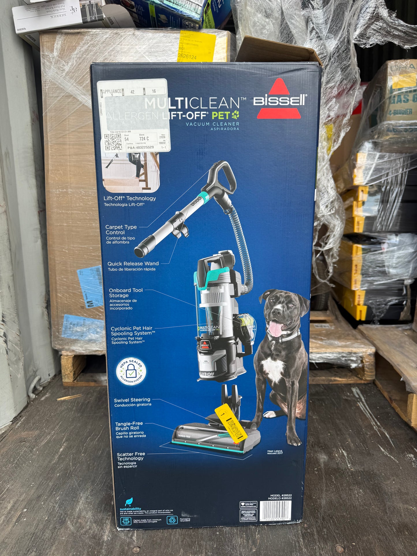 BISSELL MultiClean Allergen Bagless Pet Upright Vacuum Cleaner
