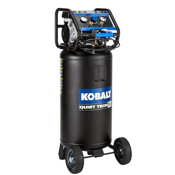 Kobalt Quiet Tech 26-Gallon Portable Electric 150 PSI Vertical Air Compressor