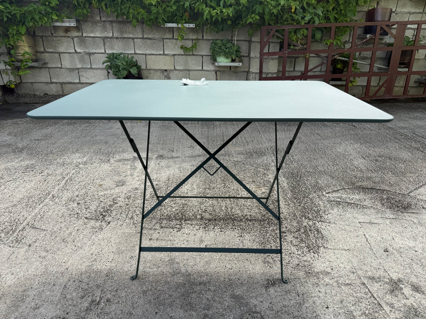 Fermob Bistro Rectangle Foldable Table 46" x 30" - Cedar Green