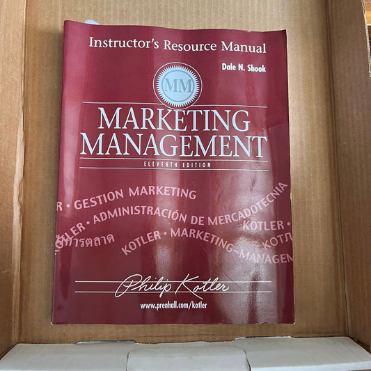 Marketing Management 11th Edition Text Book by Philip Katler