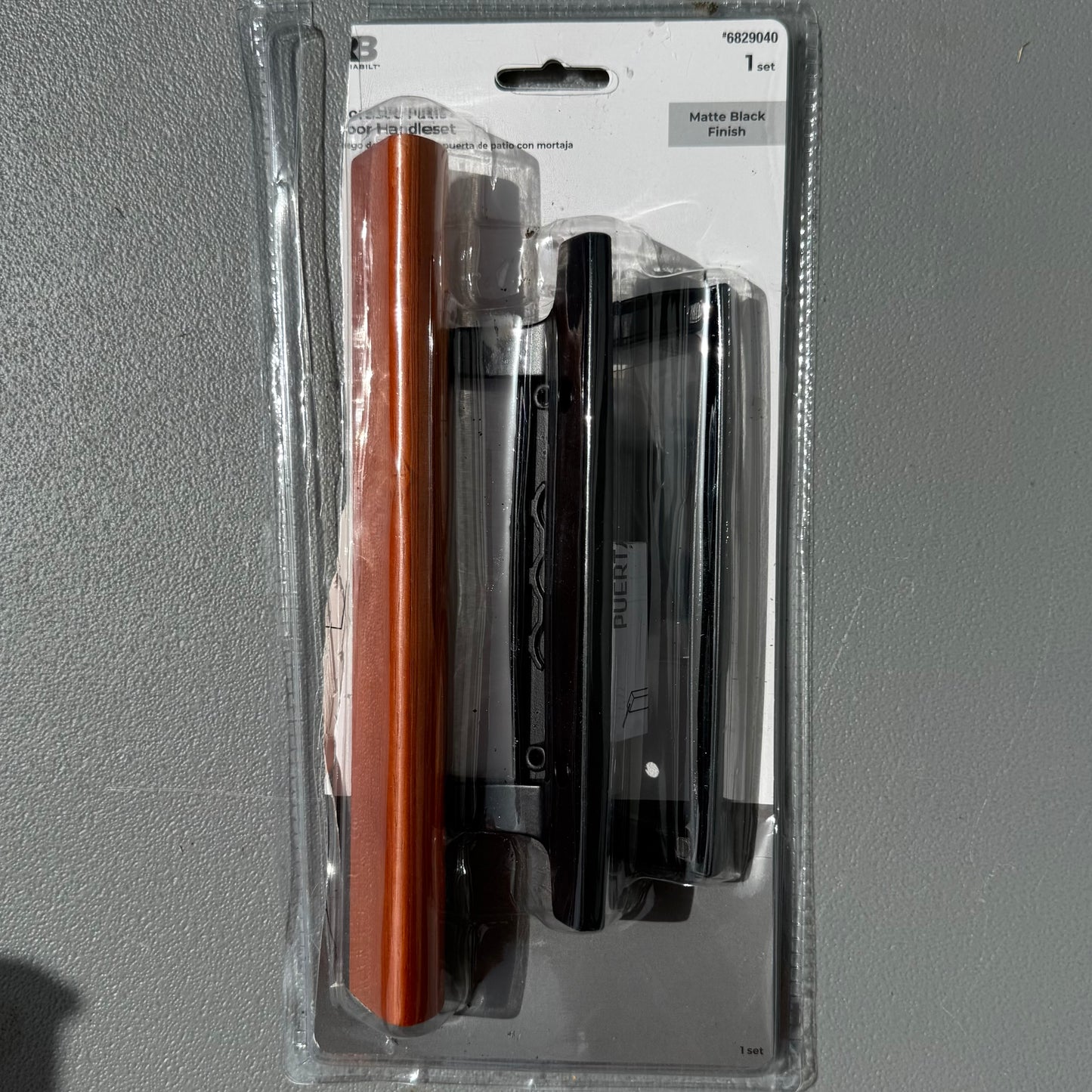 RELIABILT 3.93-in Mortise Style Sliding Patio Door Handleset