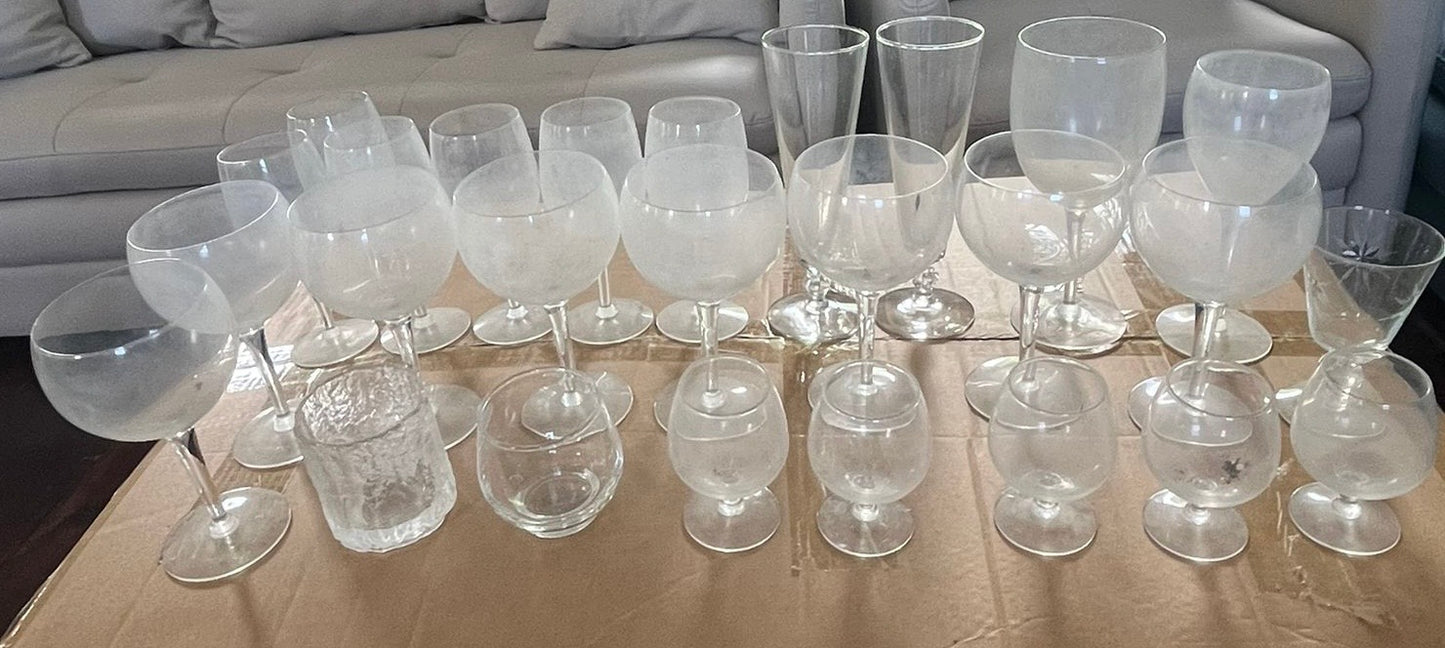 Box of Wine Glasses