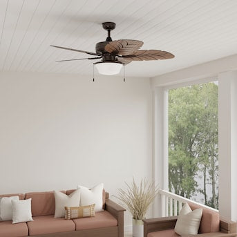 Harbor Breeze Waveport 52-in Aged Bronze with Brown Blades