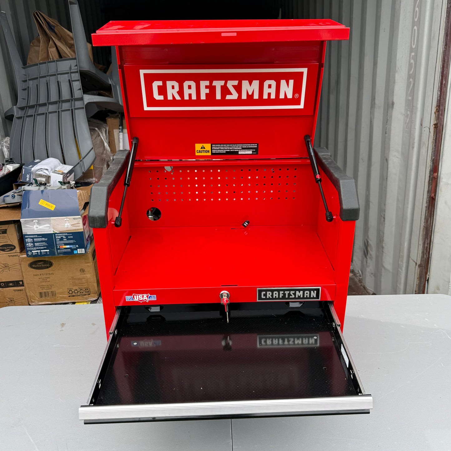 CRAFTSMAN 2000 Series 26.68-in W x 24.74-in H x 16.32-in D 4 -Drawer Steel Tool Chest (Red)