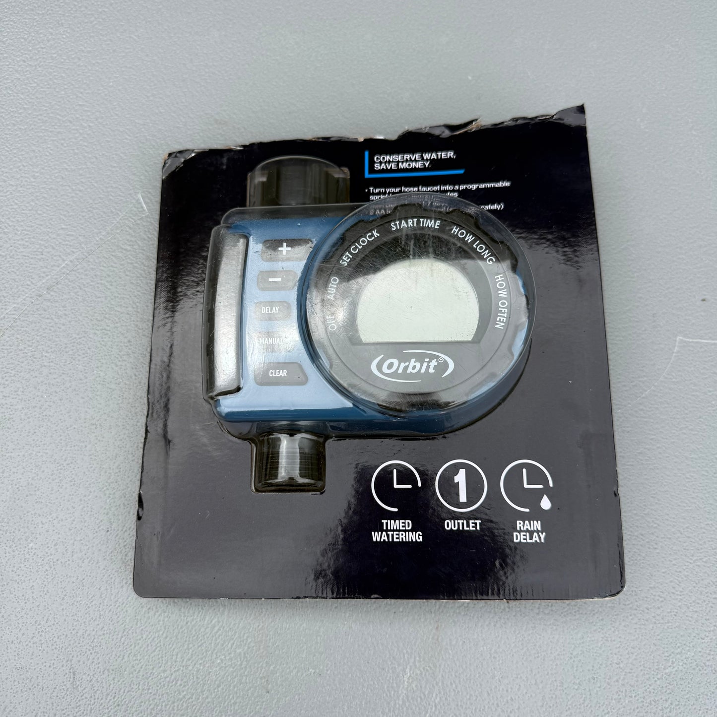 Orbit 1 Output Port Stationary Digital Hose End Timer