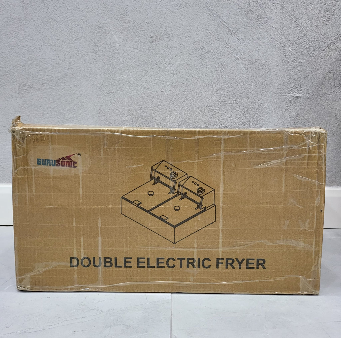 GuruSonic Double Electric Fryer