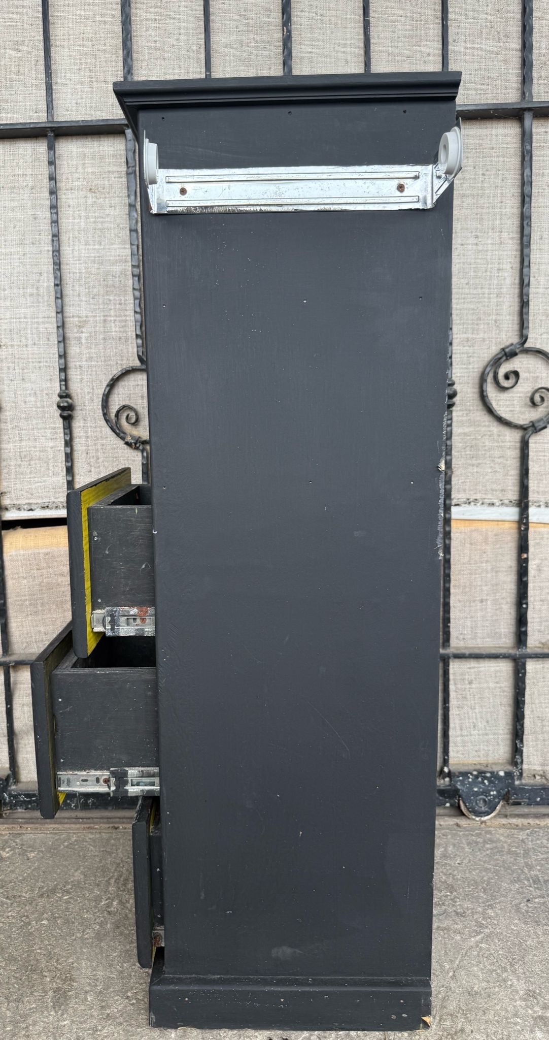 43”H x 14”D x 15”W Solid Wooden Drawers/Shelve Unit