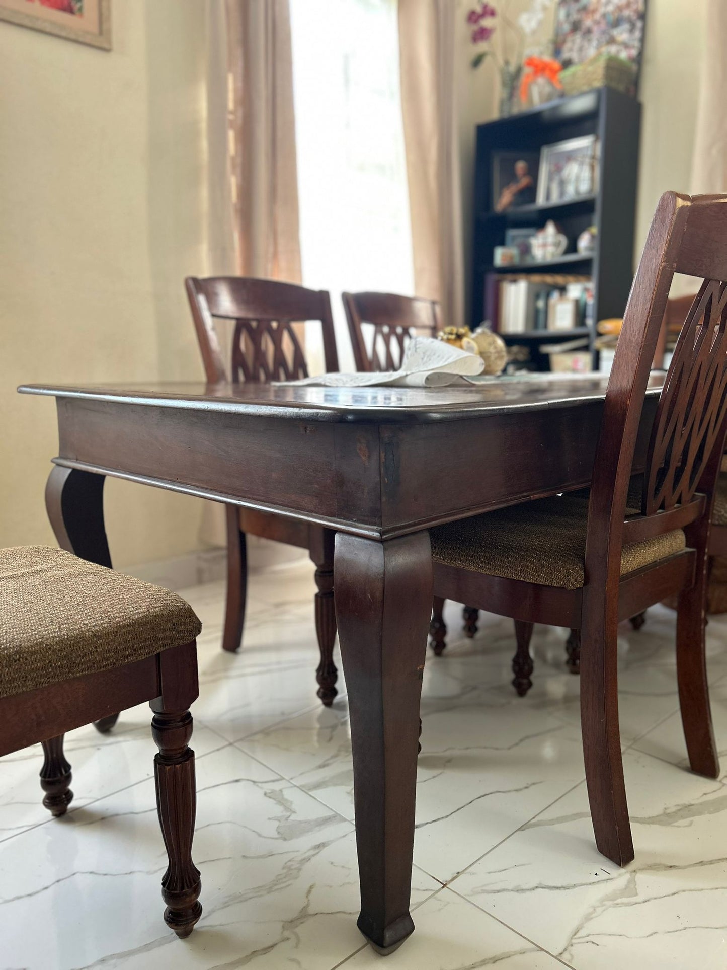 Mahogany 6 Seater Dining Set