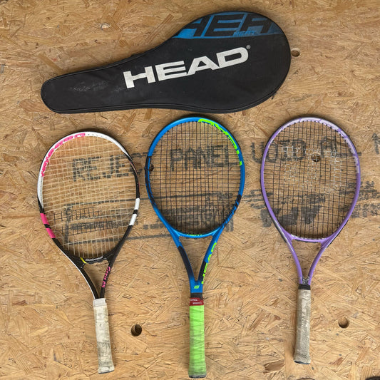 3 Tennis Rackets