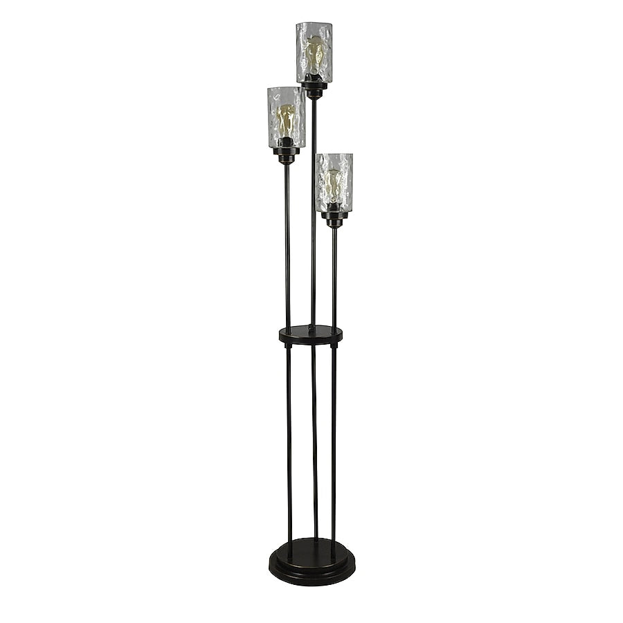 allen + roth Latchbury 66.55-in Bronze Multi-head Floor Lamp w/o Glass Shade