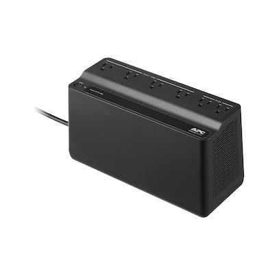 APC 5-ft APC BackUPS 6 Outlet Black Indoor AC Surge Protector Battery Backup
