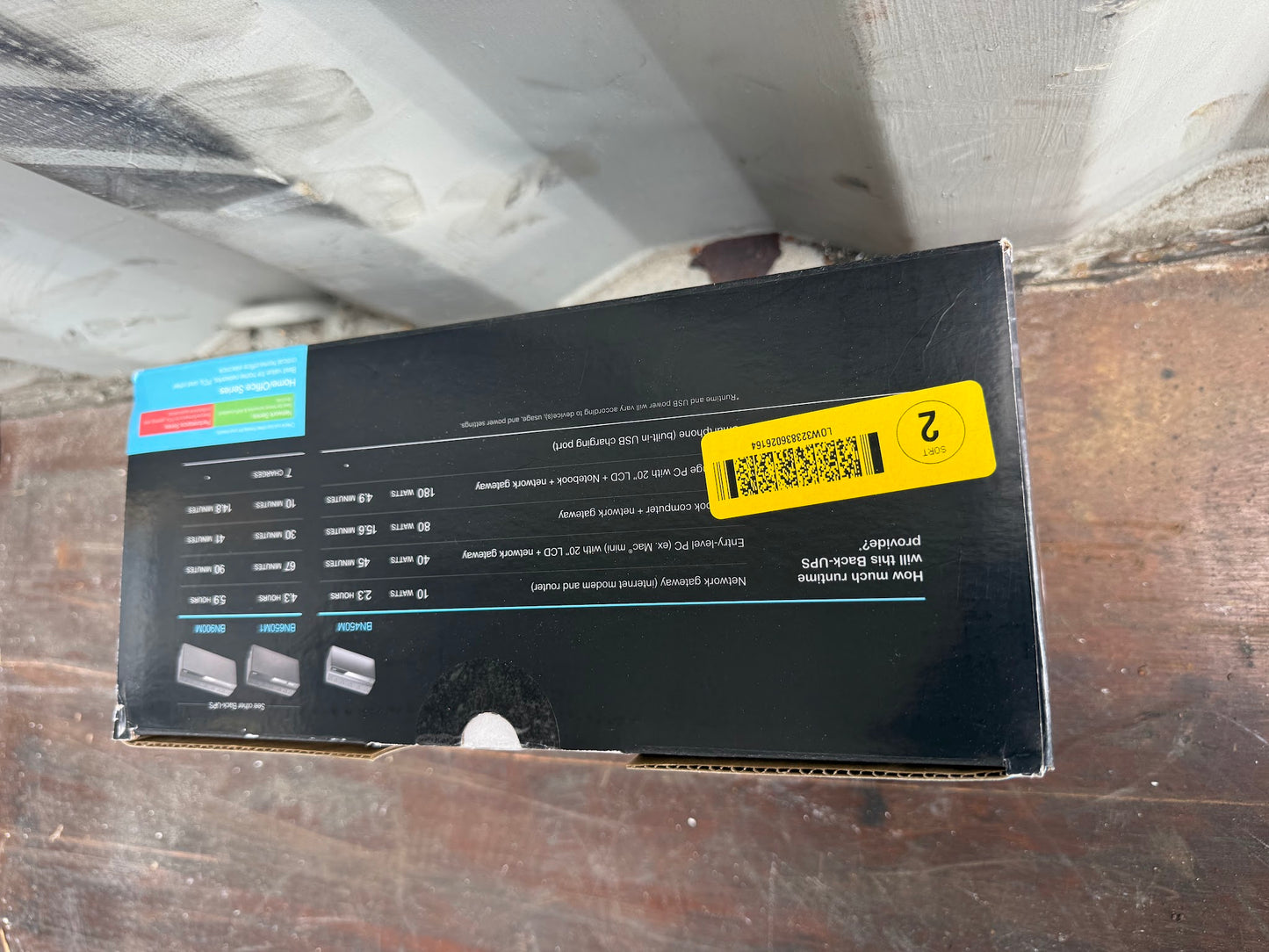 APC 5-ft APC BackUPS 6 Outlet Black Indoor AC Surge Protector Battery Backup
