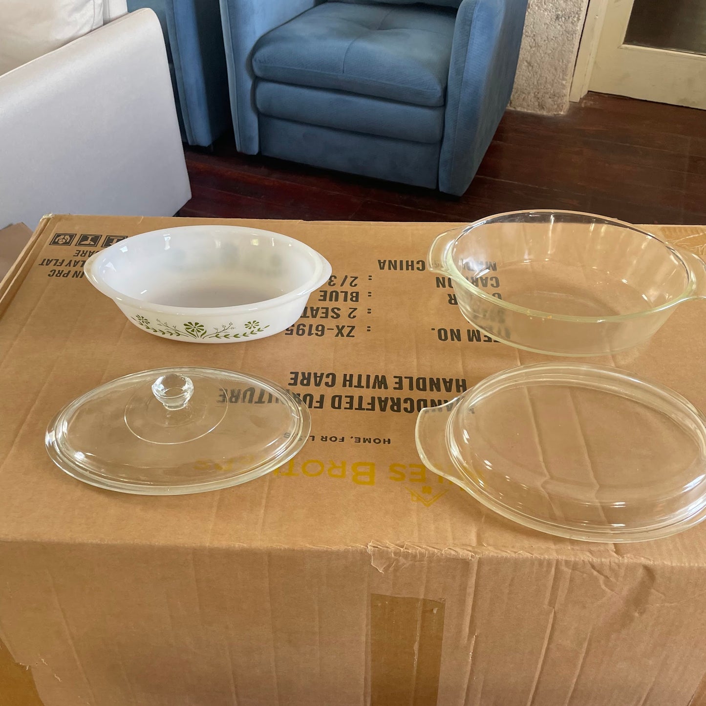 Assorted Casserole Dishes and Lids