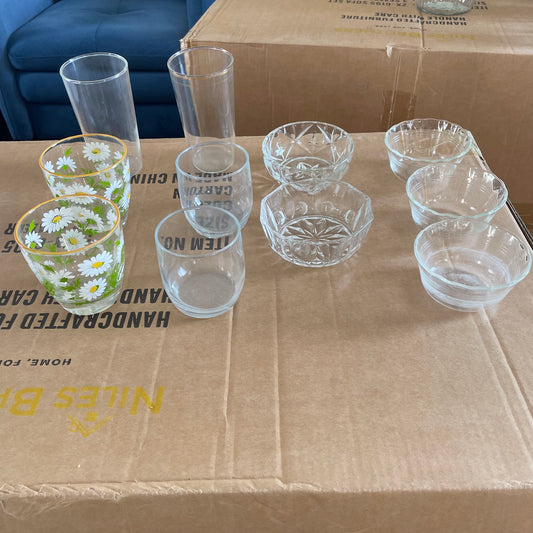 Assorted Glassware Collection
