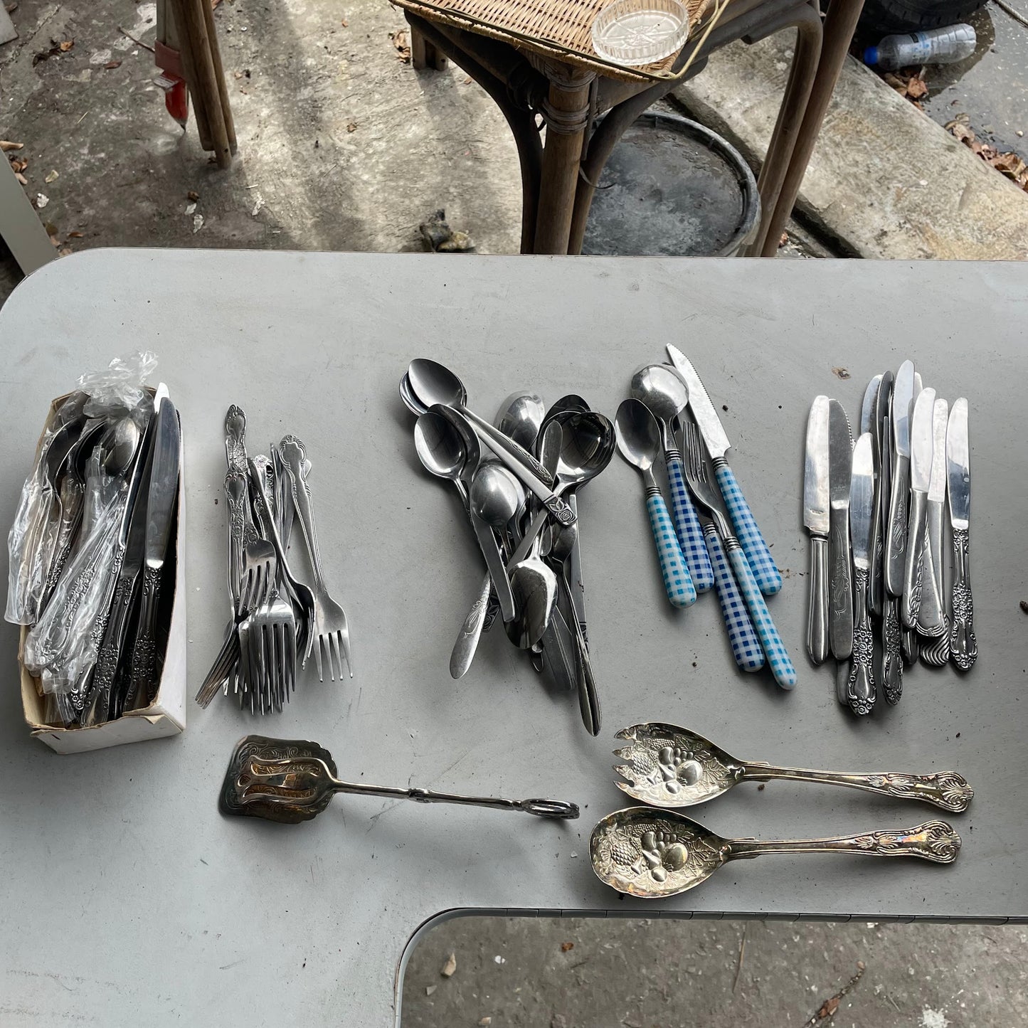 Assorted Silverware and Cutlery Lot