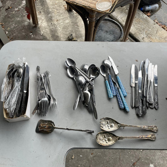 Assorted Silverware and Cutlery Lot