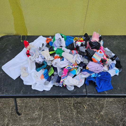 Assorted Socks and Small Clothing Lot