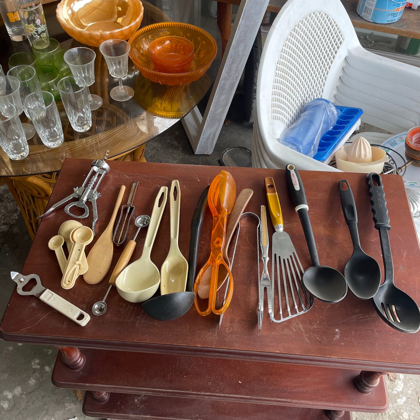 Assortment Of Kitchen Utensils