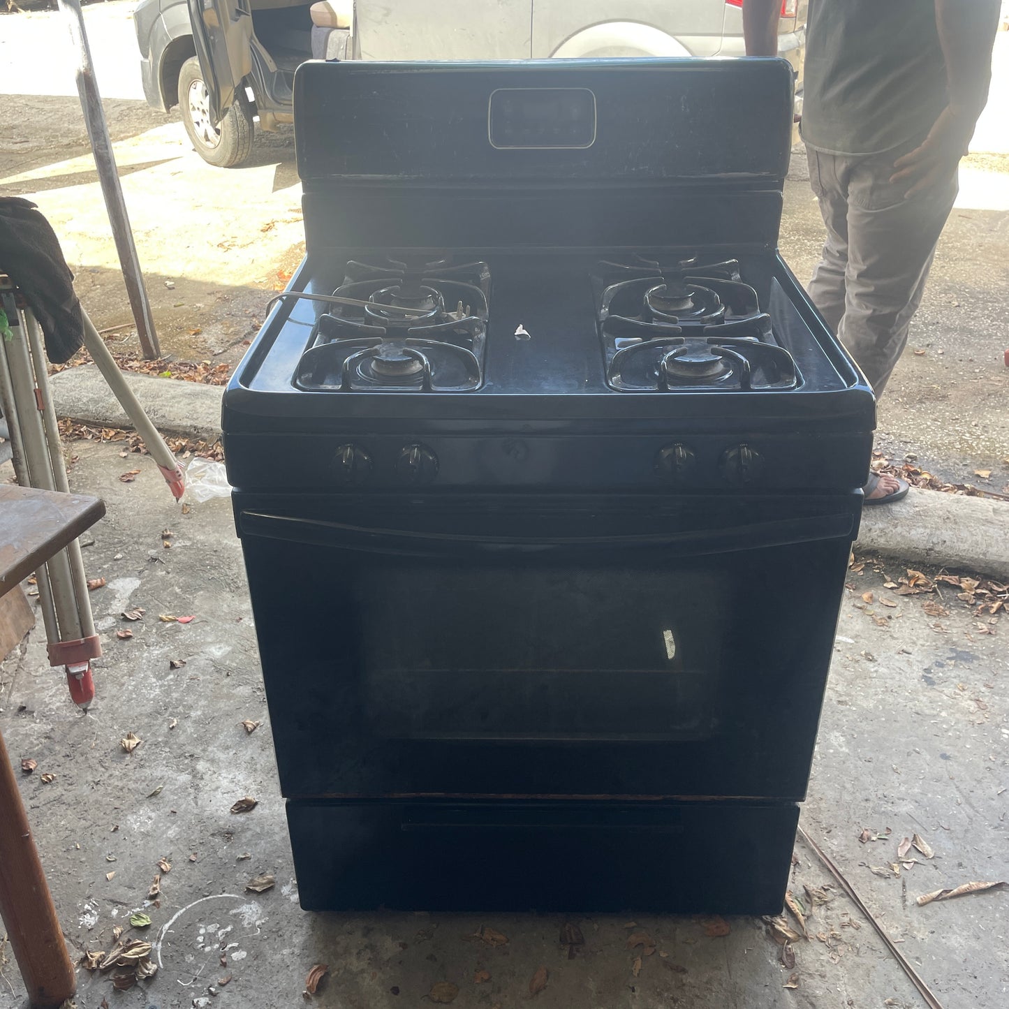 Black Gas Range