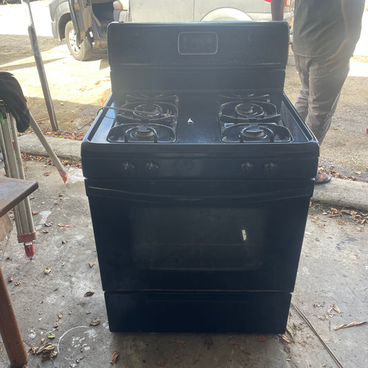 Black Gas Range