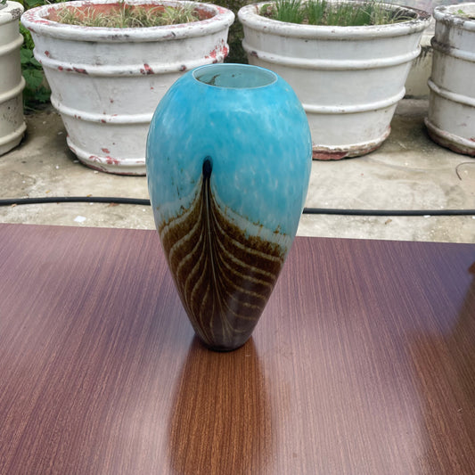 Blue and Brown Vase