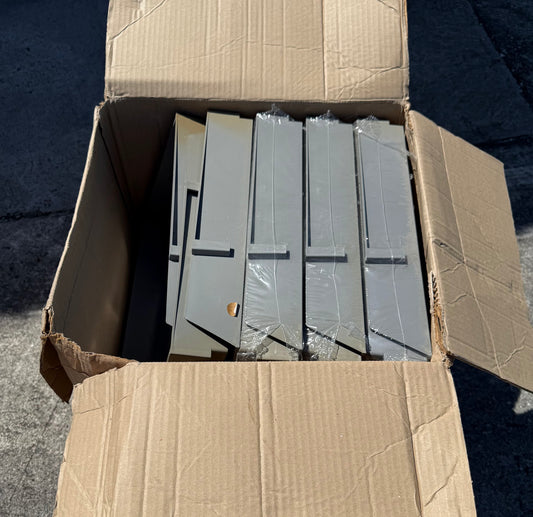 Box of Desk Top File Holders + Rods