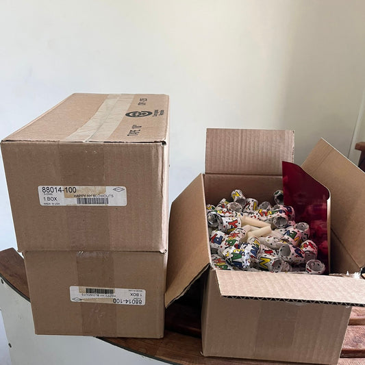 3 Boxes of Happy New Year Paper Blowouts