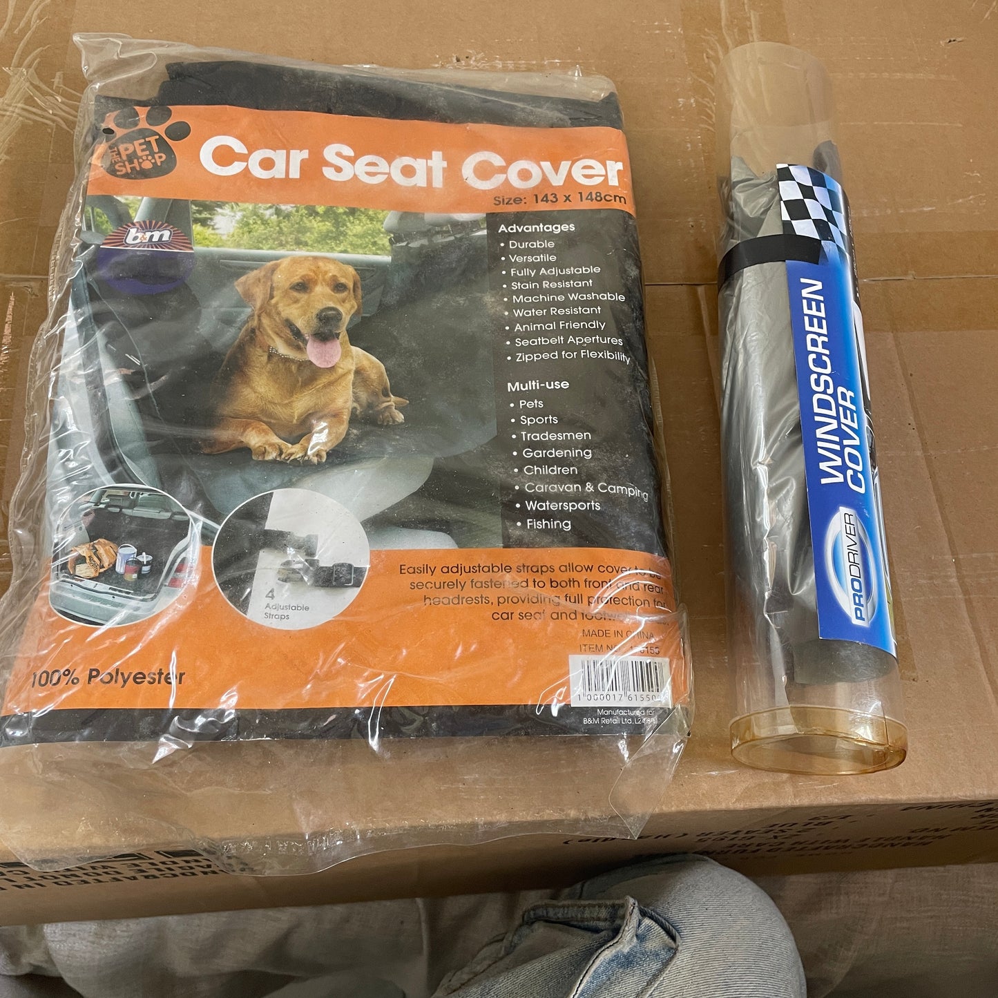 Car Seat Cover + Windscreen Cover