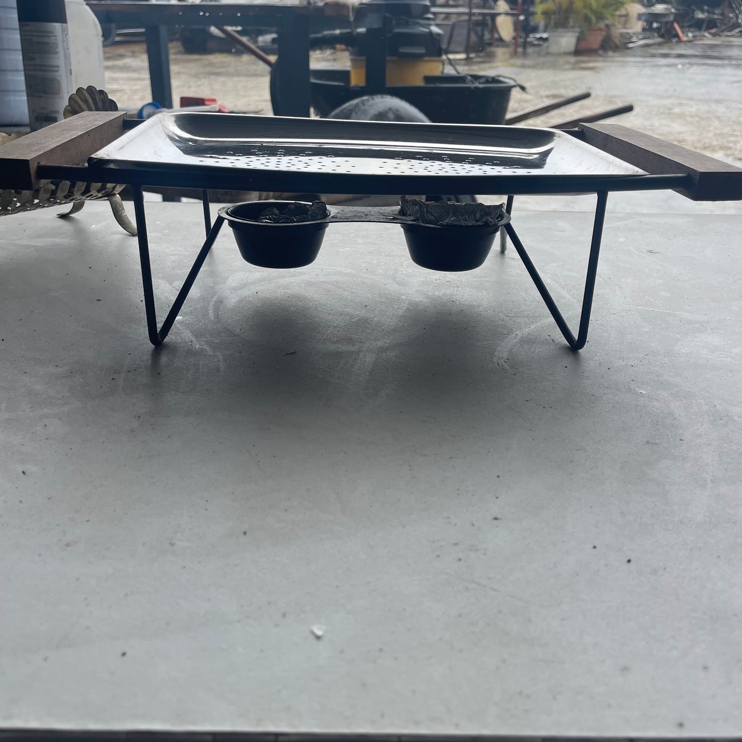 Chafing Dish Food Warmer with Dual Fuel Holders