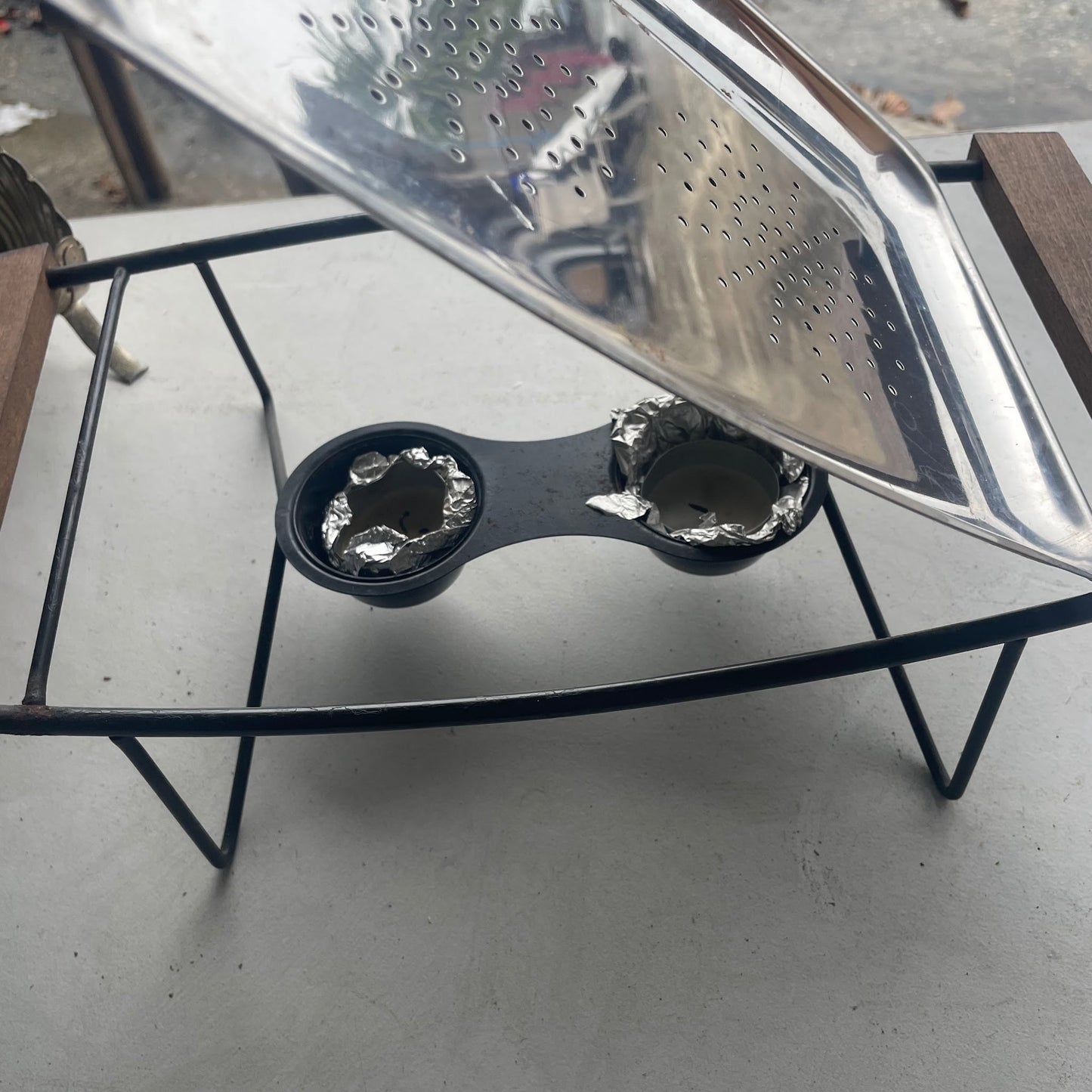 Chafing Dish Food Warmer with Dual Fuel Holders