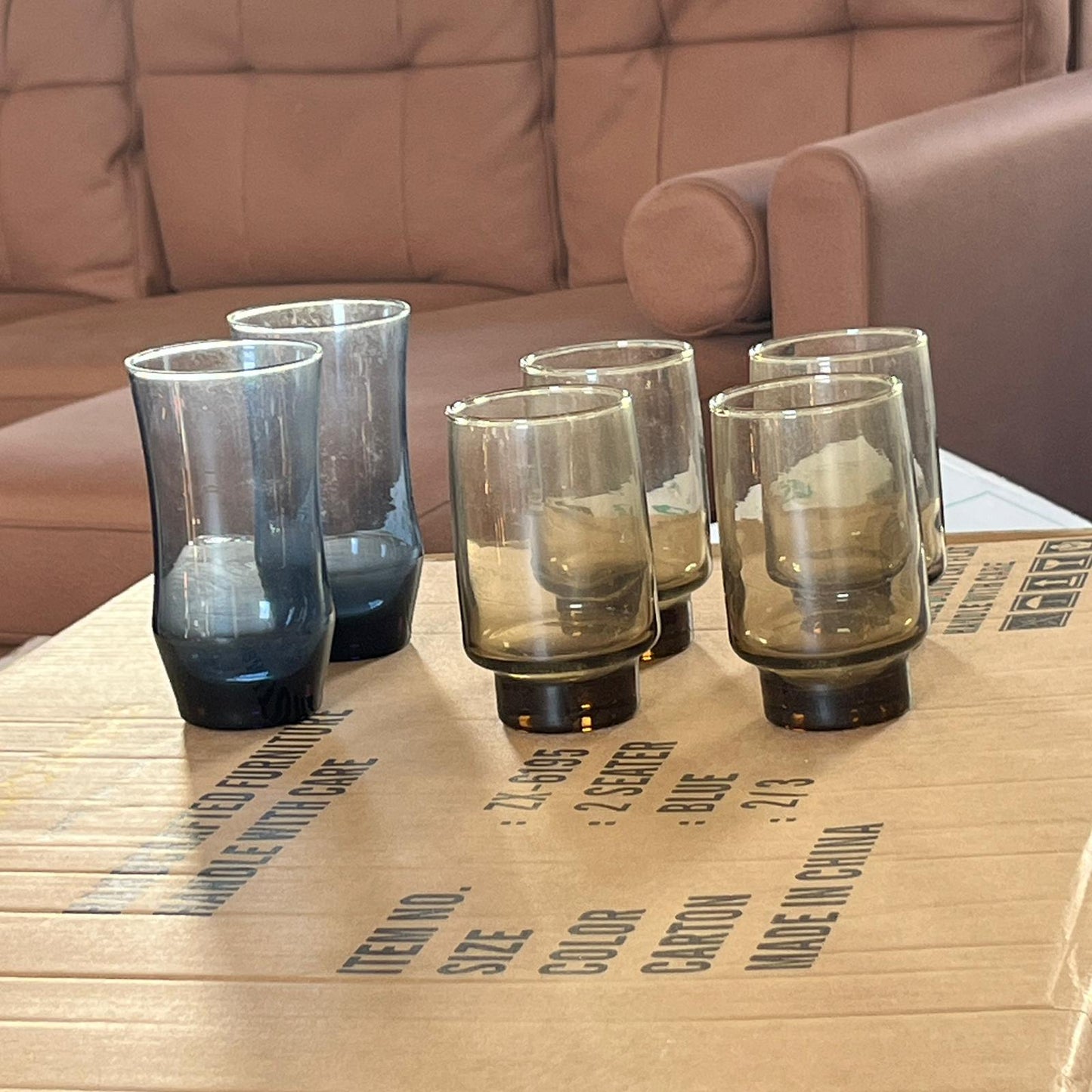 Coloured Glass Tumblers