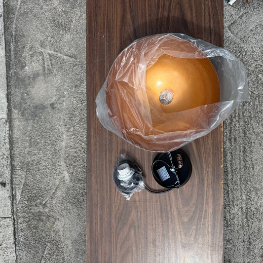 Copper Tone Pendant Light Fixture