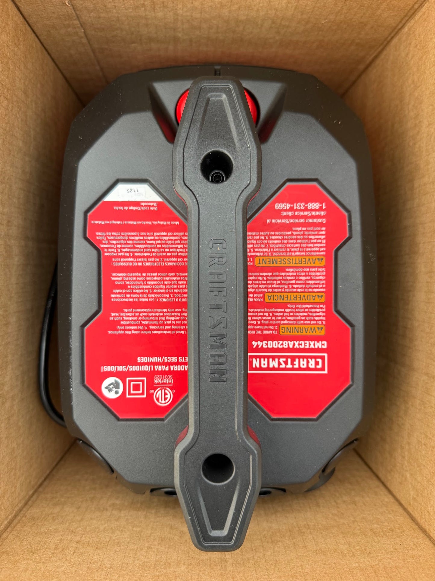 CRAFTSMAN 3-Gallon 3 HP Corded Wet/Dry Shop Vacuum