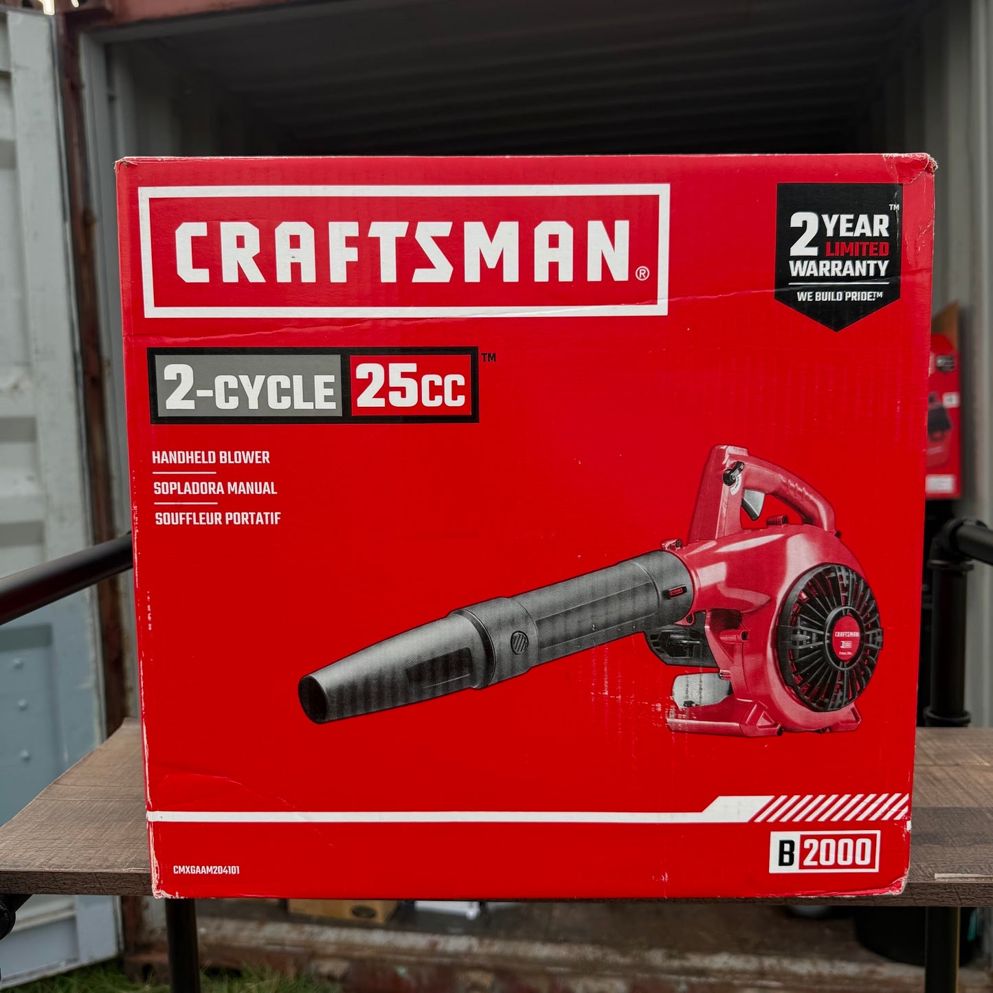 CRAFTSMAN B210 25-cc 2-cycle 430-CFM 200-MPH Gas Handheld Leaf Blower