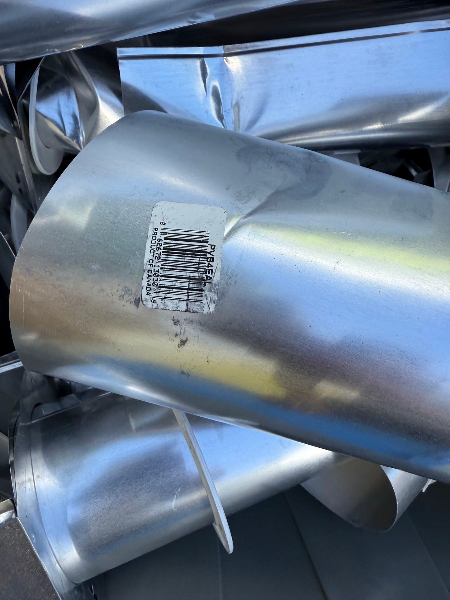 Cylindrical Metal Ducts +  Metal Duct Fittings