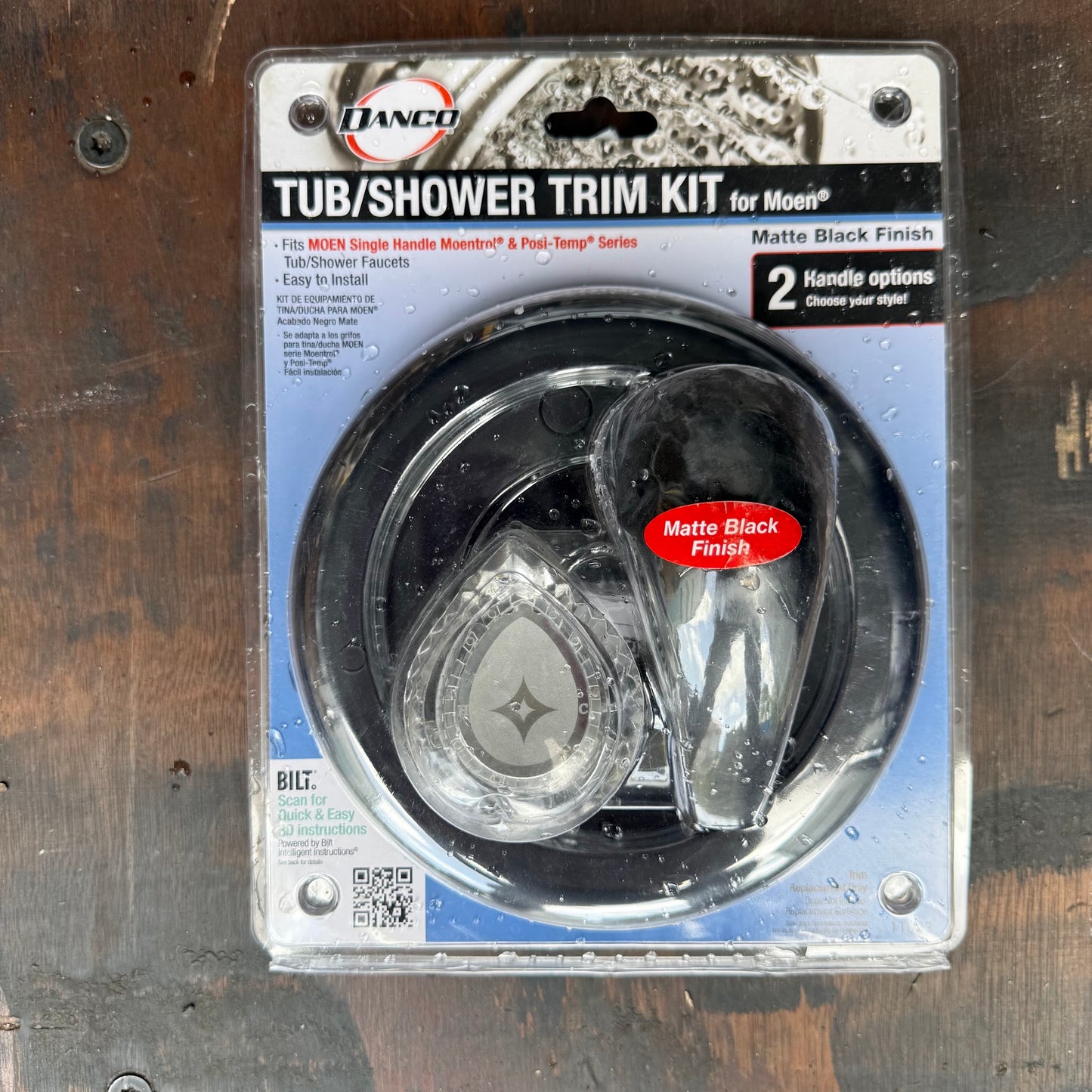 Danco Matte Black 2-handle Sold separately Bathtub and shower Faucet ( Valve not Included )