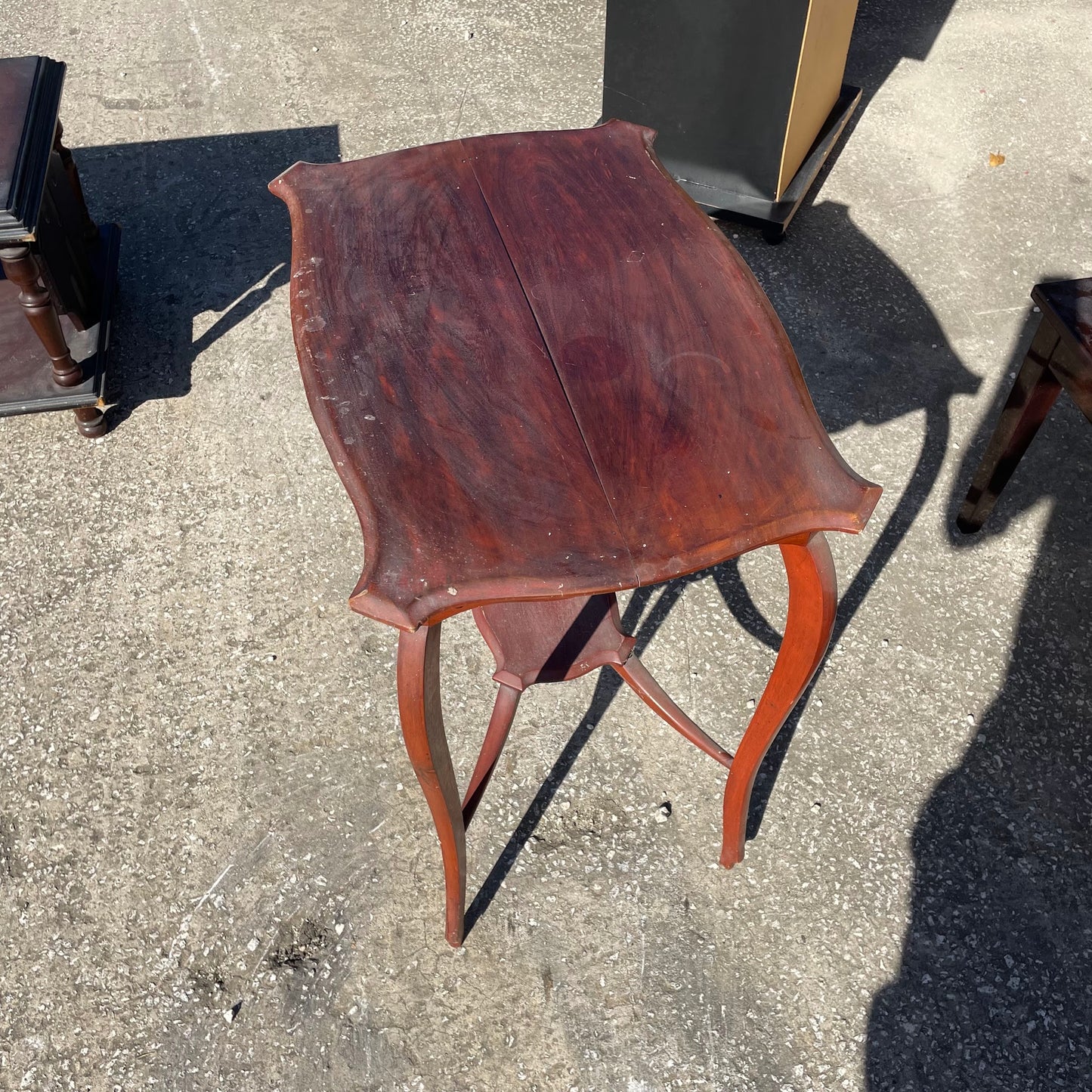 Dark Wood Console Table