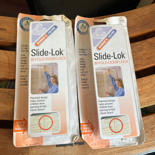 Set of 2 Slide-Lok Bi-Fold Door Locks - Model A17122