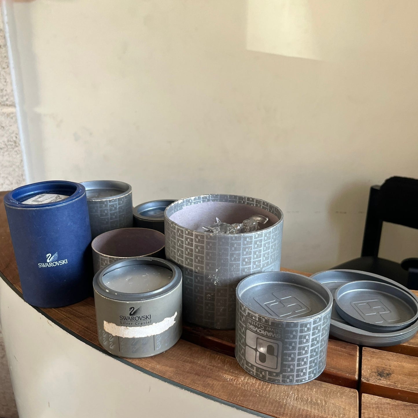 Boxes of Assorted Swarovski Crystal Figurines