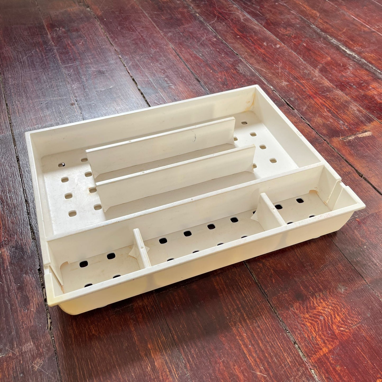 White Plastic Dish Drying Rack Insert